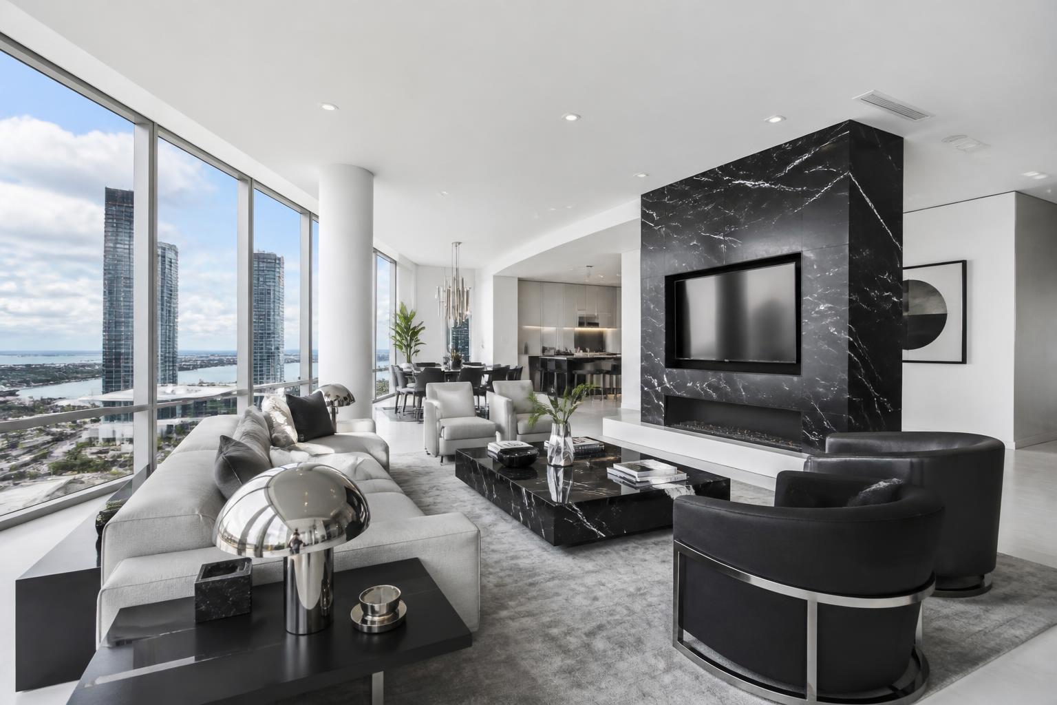 Luxury apartment interior